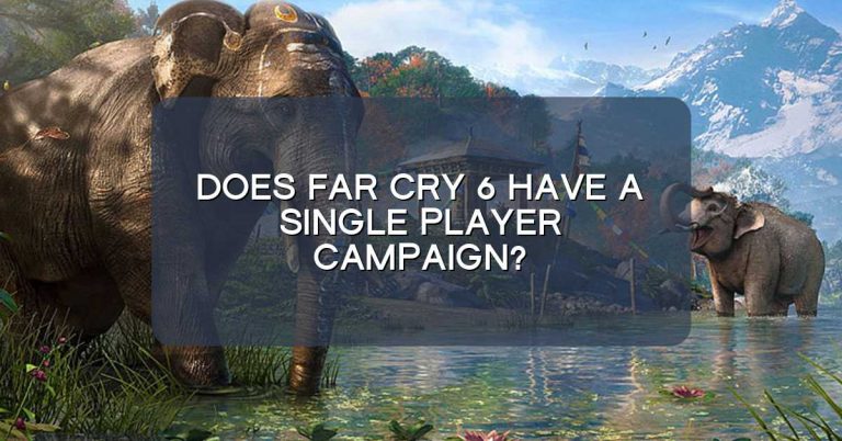 Does Far Cry 6 have a single player campaign?