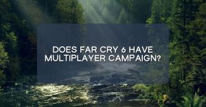 Does Far Cry 6 have multiplayer campaign?